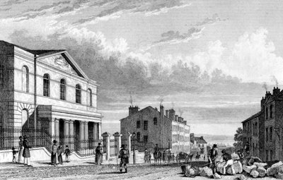 Wesleyan Chapel, Stanhope Street, Liverpool, engraved by J. Smith by English School
